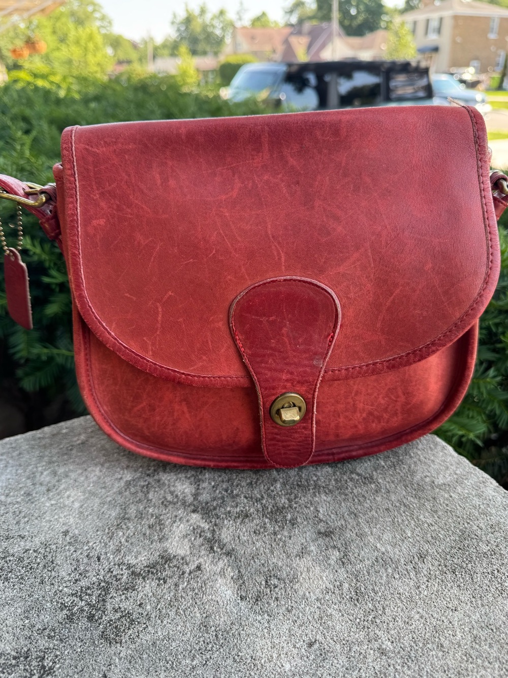 Vintage Coach Saddlery Bag #9535